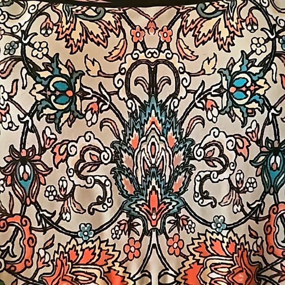 Plus Size Paisley Blouse - Picture 2 of 6
